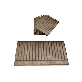 Proops Dolls House Wall Panels, Oak, Tongue and Groove, Pack of 10, 1/12th (A1004) Free UK Postage
