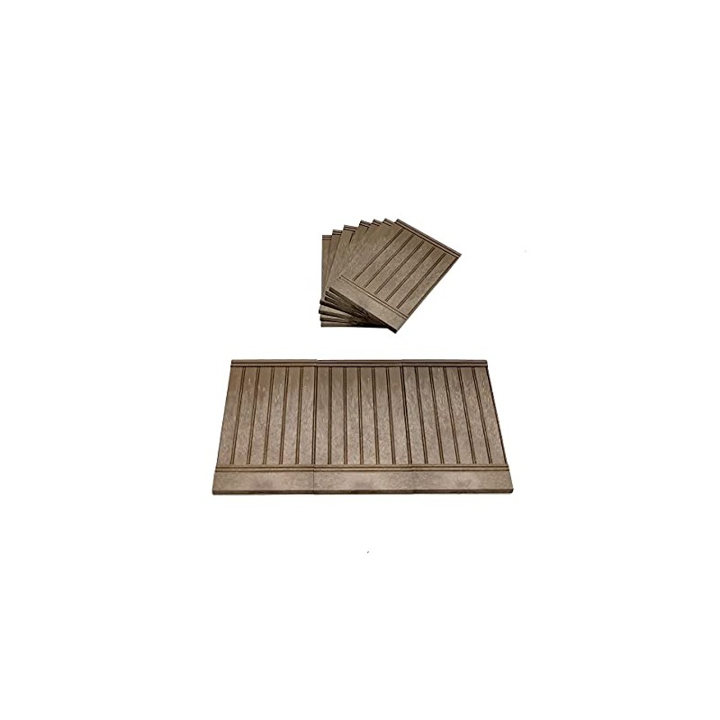Proops Dolls House Wall Panels, Oak, Tongue and Groove, Pack
