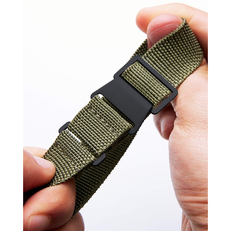 BINLUN Elastic Fabric Nylon Watch Band Waterproof Military Replacement Watch