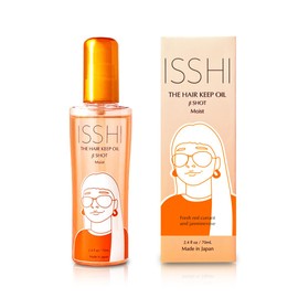 ISSHI The Hair Keeping Oil, Beta Shot Moist 2.4 fl oz (70 ml) Hair Oil, Hair Style Keeping with Heat, Moisturizing, Plant Oil, Emphasis on Penetration, Thick Moisturizing, Damage Repair, CMC Repair,