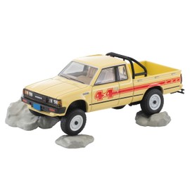 Tomica Limited Vintage Neo LV-N321a Nissan Truck 4X4 King Cab Yellow North American Specifications Finished Product