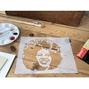 Stencil1 8.5"X11" Stencil-Afro Girl