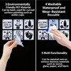 64-Piece Baby Stencil Set, Cute Reusable Stencils for Baby Shower