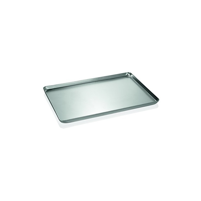 WAS 455 600 Aluminium Backblech/Ausstellblech, Gebeizt, Rand Umgelegt, Nahtlos Gezogen,