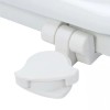 Glacier Bay Elongated Enameled Wood Closed Front Toilet Seat White