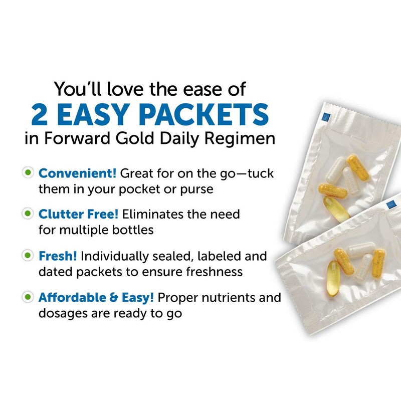 Dr. Whitaker's Forward Gold Daily Regimen Multi-Nutrient Vitamin Supplement for