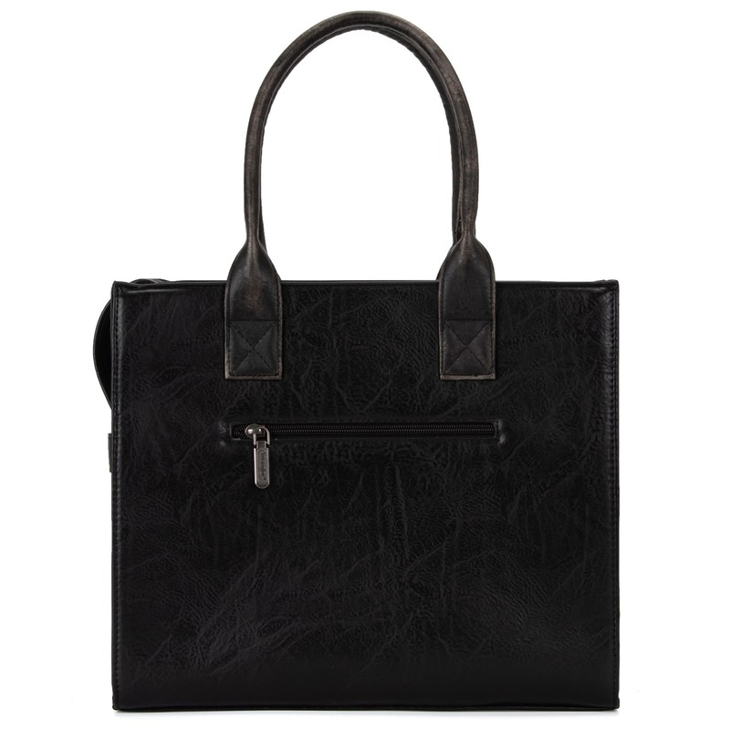 × Wrangler Tote Bag Large Satchel with Zipper Top Handle