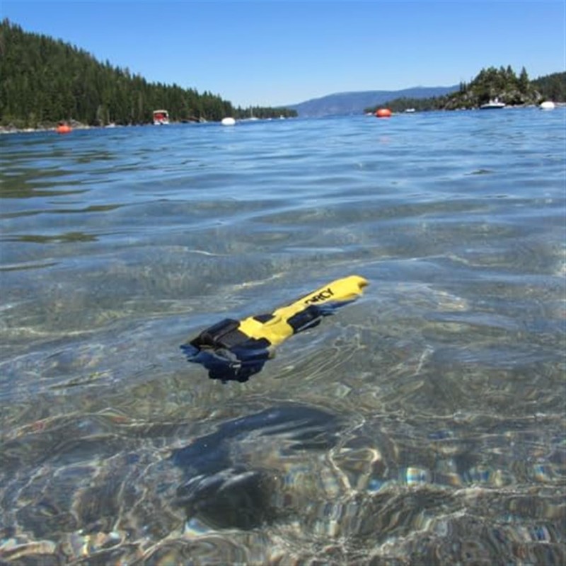 Dorcy 150 Lumen Yellow Floating Flashlight, Bundle with 4 AA