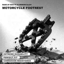 Foot Pegs for 72V Rawrr Mantis X Mini R Electric Dirt Bike (black)