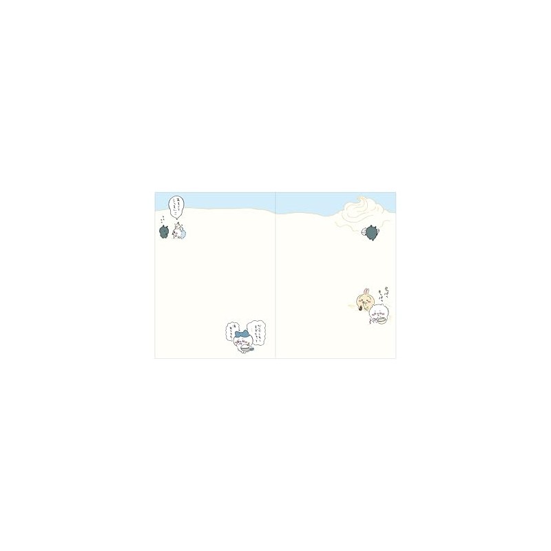 Sunstar Stationery Chiikawa S2958406 Monthly Notebook, A6, Chiikawa & Hachiware