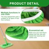 Reusable Floor Wipes Wet and Dry Cleaning Microfiber Set for