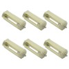 bnafes Cylindrical Battery Holder Battery Storage Case for 3 x