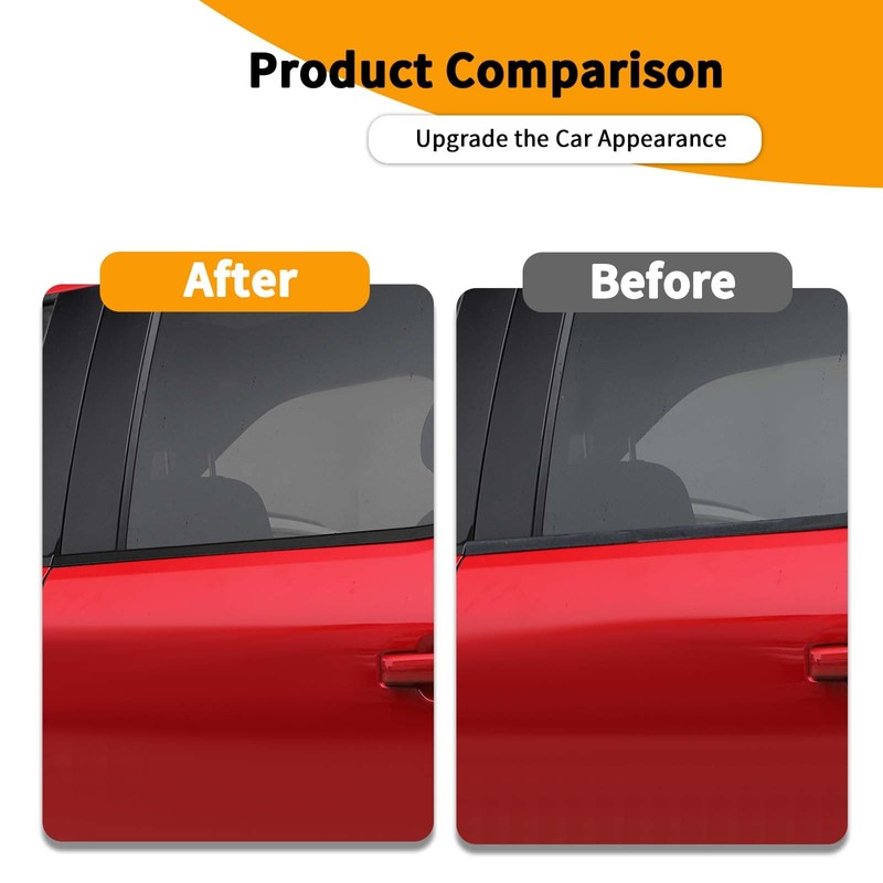 Hoolcar Lower Window Trim Cover Molding Window Bottom Outer Frame