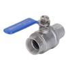 Ball Valve Female Male Thread 3/4in Stainless Steel Good Sealing