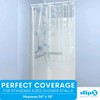 SlipX Solutions Protected Shower Stall Curtain Liner 54" x 78",