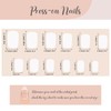 BABALAL Press On Nails Medium - White French Tip Nails,