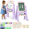 YOHOOLYO Kids Easel Standing Art Easel for Kids, Double Sided
