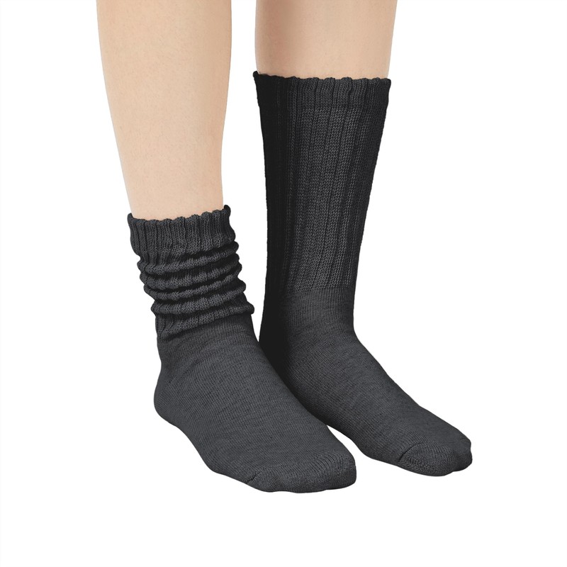 American Trends Slouch Socks for Woman Casual Scrunch Socks Solid