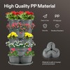 VIVOSUN 5 Tier Vertical Gardening Stackable Planter for Strawberries, Flowers,
