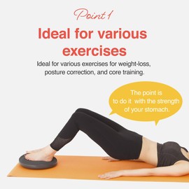 Primasole Balance Disc with Air Pump Wobble Cushion for Stability Workout 2 PCS Light Green Color PSS91NH052A