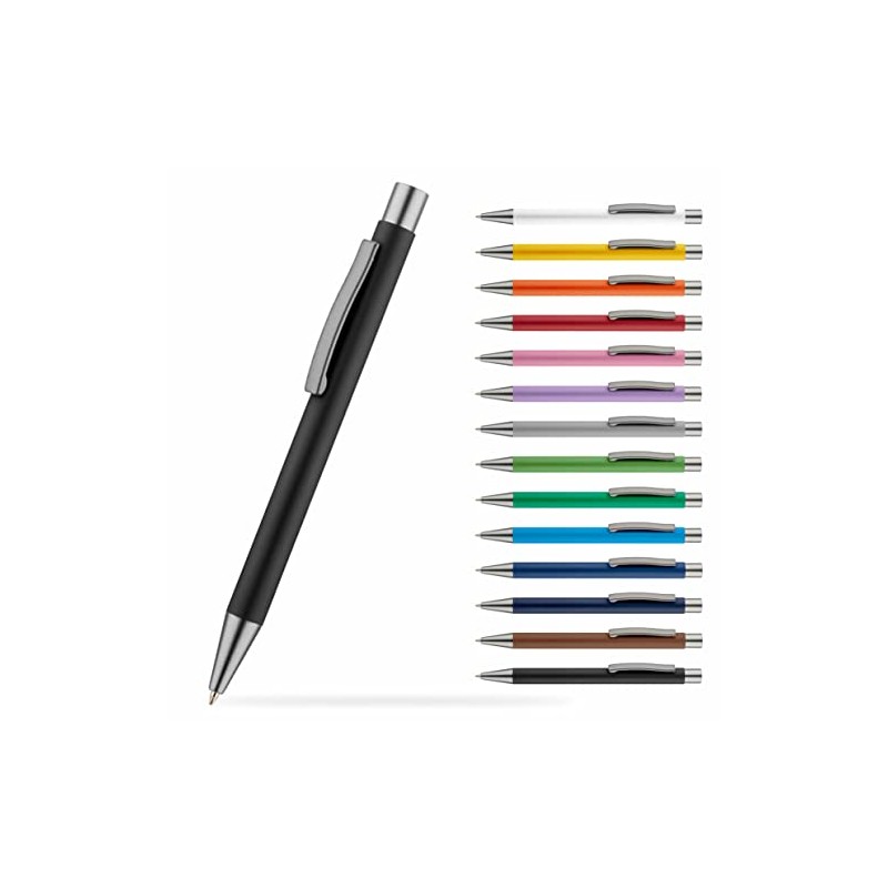 #teamludorf Omega Metal Ballpoint Pen with Rubberised Surface - Pen