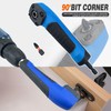 Right Angle Drill Adapter Hex Interface Electric Screwdriver Corner Attachment