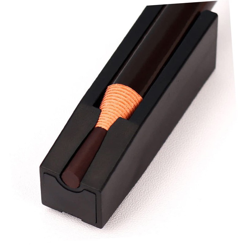 Baluue 10Pcs Eyebrow Pencil Sharpener Aid Durable Slot Assistant for