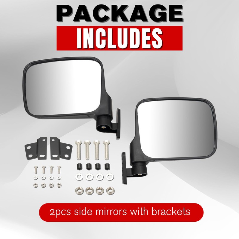 A & UTV PRO Wider Side Mirrors for Honda Pioneer