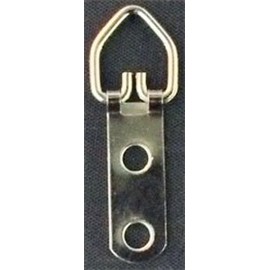2 Hole Heavy Duty D Ring Picture Hanger with Screws - Pro Quality (200)