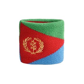 Flaggenfritze Eritrea Flag Sweatband with Free Sticker