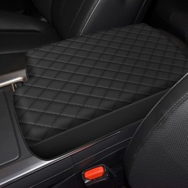 AOMSAZTO Height armrest for Hyundai Palisade 2020 2021 2022 Black Middle Leather Console Pad