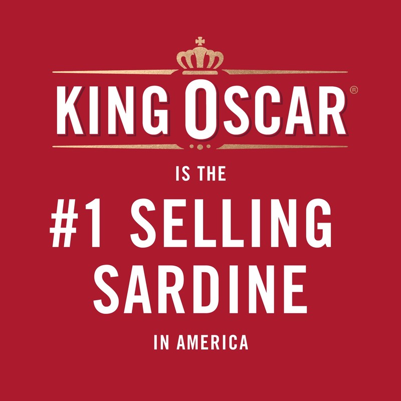 King Oscar Premium Sardines in Extra Virgin Olive Oil, Mediterranean