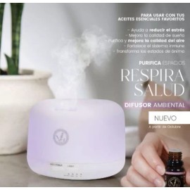 Chemisette Humidificador Difusor Electrico Luz Led Colores Envio Gratis