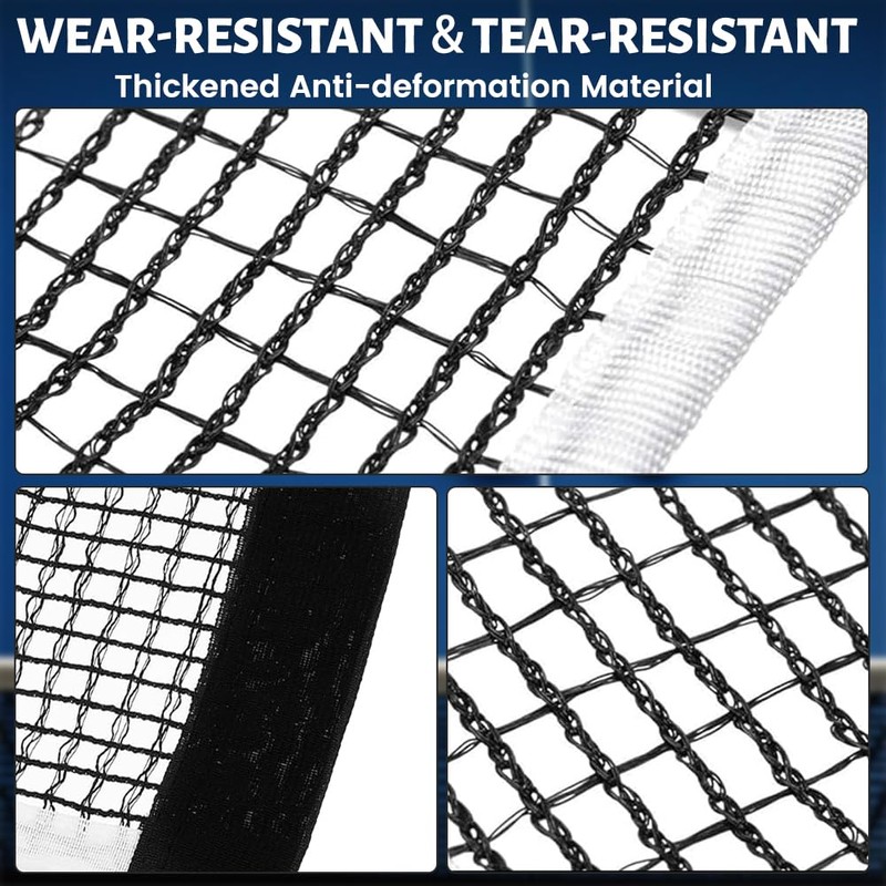 flintronic 2PCS Table Tennis Replacement Net, 175cm Portable Ping Pong