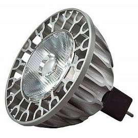 Bulbrite SM16-07-25D-830-03 SORAA 7.5W LED MR16 3000K Brilliant 25° DIM, Silver