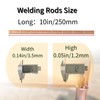 10Sticks Brazing Rods, Phosphor Copper Solder Welding Rods No Need