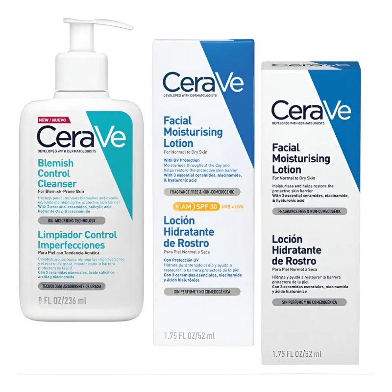 Skincare Cerave Cuidado Diario Am/pm Antiacné Espinillas