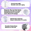 Qualirey Portable Pacifier Disinfection, Mini UV Light Disinfection, 99.99% Disinfection