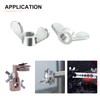 DTGN M5x4.8mm Butterfly Nut Wing Nut Wing Nut 5pcs Construction