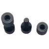 UcarSoon 1-1/8" Two Hole Alignment Pin Set Carbon Steel Black