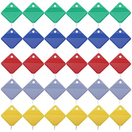 Be In Your Mind 30pcs Simple Needle Threader Sewing Machine Needles Accessories Suitable for Hand Sewing Knitting DIY (Red/Blue/Yellow/Purple/Green)