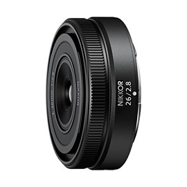 Nikon NIKKOR Z 26mm f/2.8 Z Mount Monofocal Lens - Full Size, Black