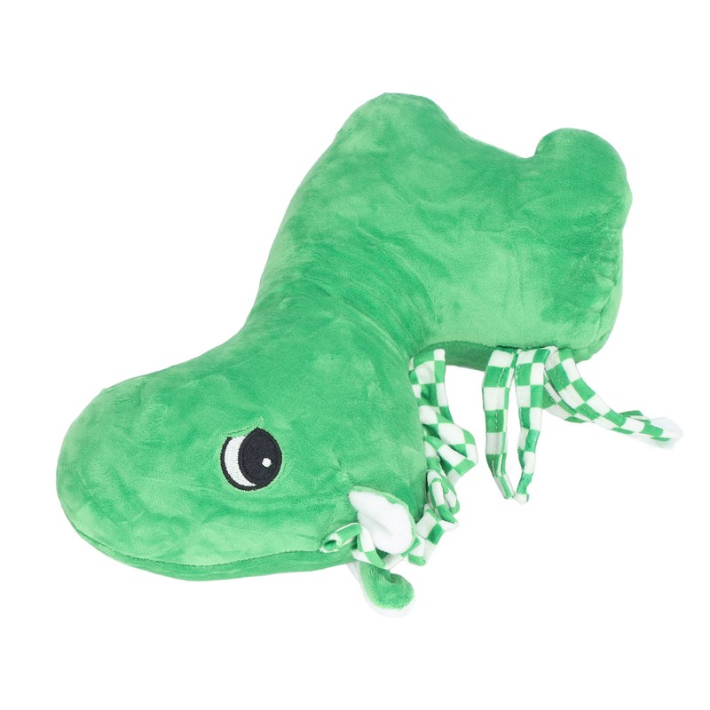 Plush Green Horse Toy Portable Mini Soft Comfortable Cute Fun