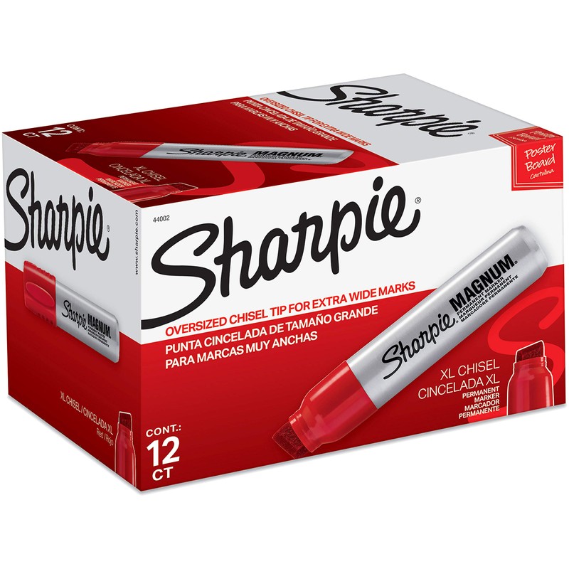 Sharpie Magnum Permanent Marker | Oversized Chisel Tip, Great for