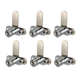 Cerraduras de Leva para Gabinete, Cerraduras con Llave Similar, Cilindro Largo Compatible con 0.4 Pulgadas, Juego de Cerraduras de Reemplazo para Cajones de Archivo, Buzón, Almacenamiento de RV