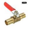 QUARKZMAN 1/2 Inch Mini Ball Valve Brass Shut-off Valve Switch