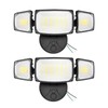Olafus 80W Flood Lights Outdoor 2 Pack, Switch Controlled LED