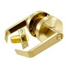 S. Parker Polished Brass Lever Privacy Lockset