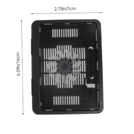 Gadpiparty Laptop Cooling Pad with Ergonomic Design Quiet Cooling Stand for Gaming Laptops Slip Base Stylish Notebook Holder Compatible with Ultrabooks and Laptops