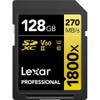 Lexar LSD1800128G-BNNNU Professional 1800x SDXC UHS-II Card Gold Series 128GB